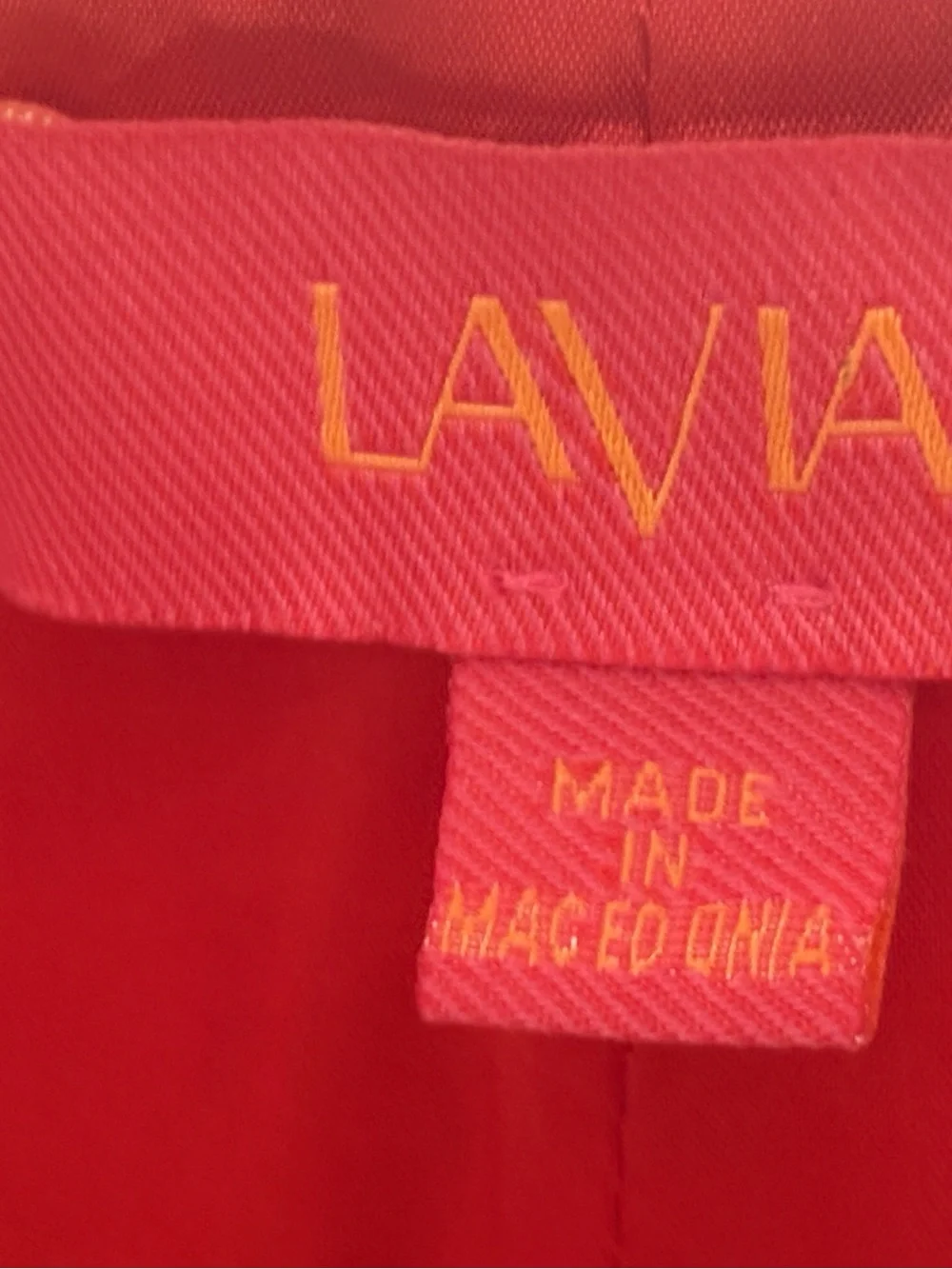 LAVIA 18 Red Pleated Round Neck Sleeveless Side Zip Top Sz IT 42/M fully lined